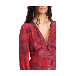 Dry Lake Aethetic Dre - Red Blurr Print