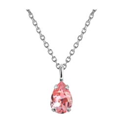 New Caroline Svedbom Amelia Necklace Rhodium - Light Rose