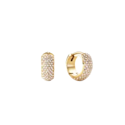 Hot Mockberg Amour Gold Hoops Small - gold