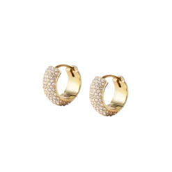 Hot Mockberg Amour Gold Hoops Small - gold