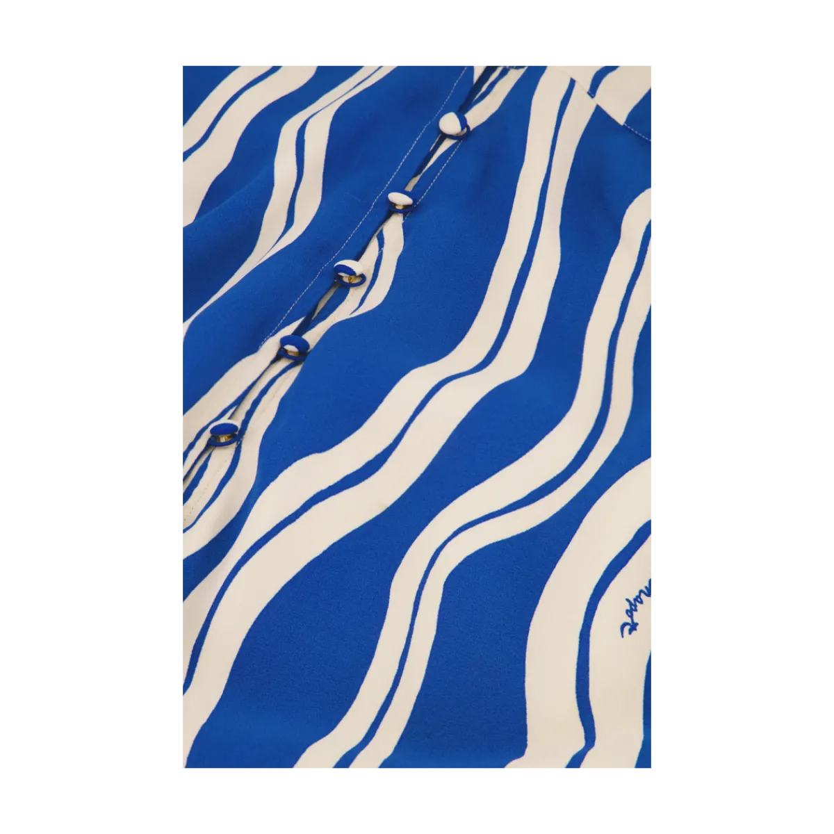 Outlet Fabienne Chapot Ana Dress - Cosy White/Cobalt