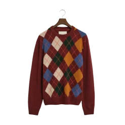 Hot Gant Argye C-Neck - 621 Winter Wine