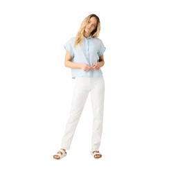 Clearance Knowledge Cotton Apparel Ater Fod-Up inen hirt - 1009 kyway