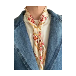 Online Seven/East Auteuil Silk Scarf 50x50cm - red
