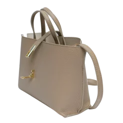 Discount Latalia SG Aversa Leather Bag - Latte