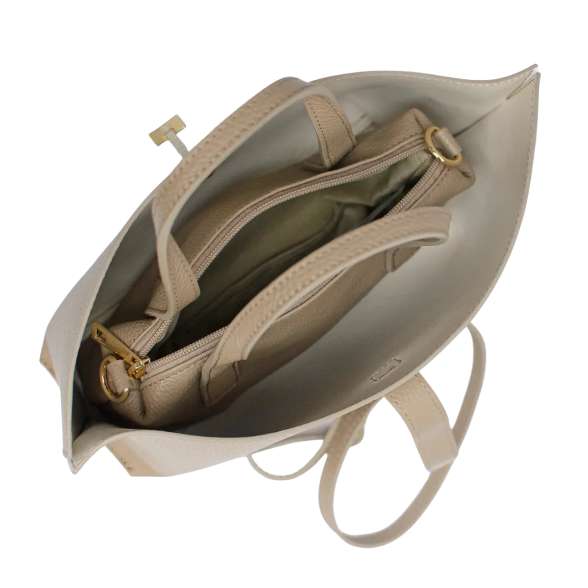 Discount Latalia SG Aversa Leather Bag - Latte
