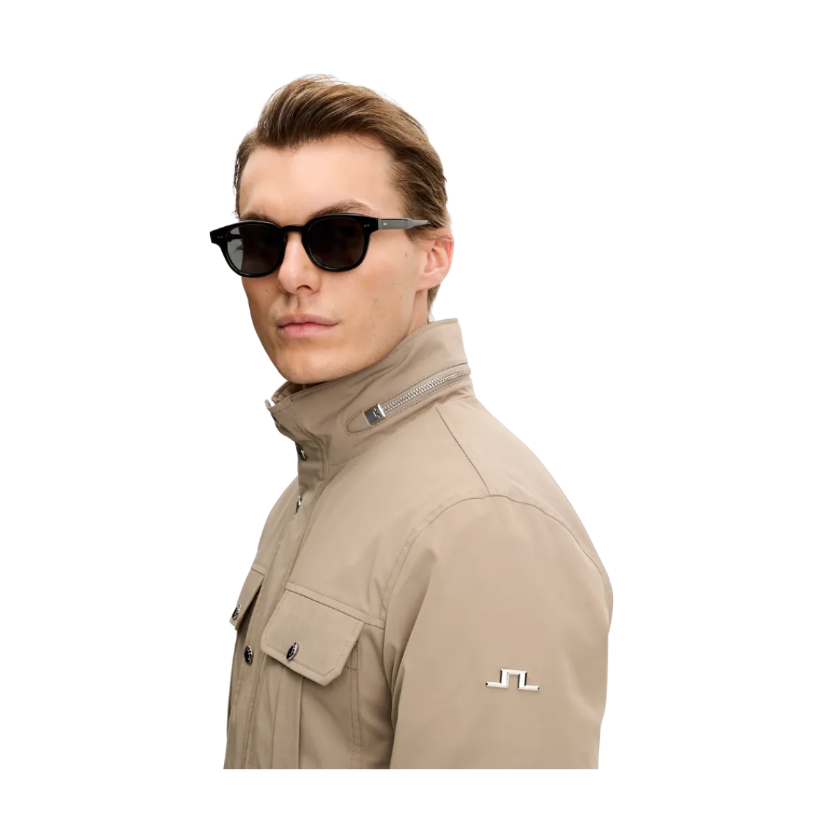 Outlet J.Lindeberg Bailey Recy Poly Jacket - Brindle