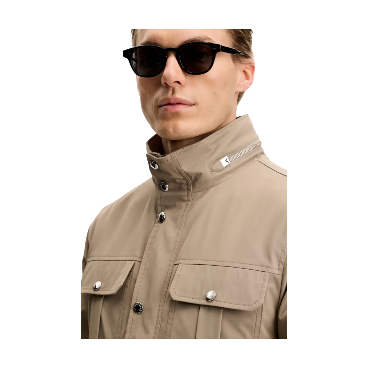 Outlet J.Lindeberg Bailey Recy Poly Jacket - Brindle