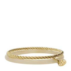 My Jewellery Bangle Set Thin Beige - Gold
