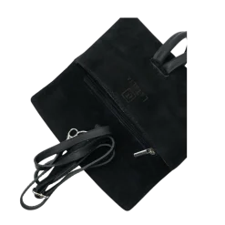 Latalia SG Barletta Bag - Black suede