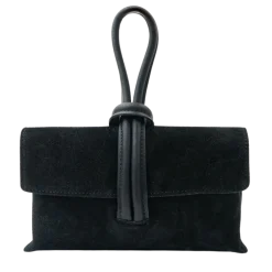 Latalia SG Barletta Bag - Black suede