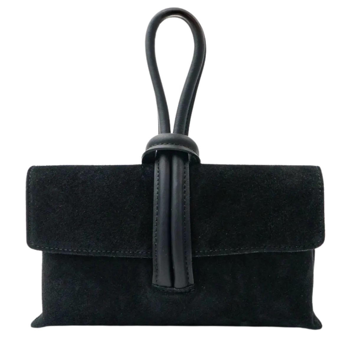 Latalia SG Barletta Bag - Black suede