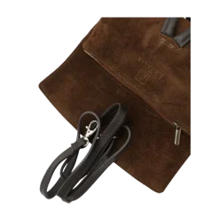 Clearance Latalia SG Barletta in Suede - Dark brown suede