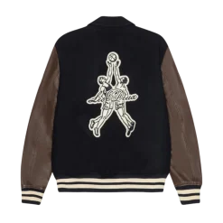 Sale Les Deux Basket Varsity Woo Jacket - 460 Dark Navy Bue