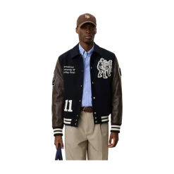 Sale Les Deux Basket Varsity Woo Jacket - 460 Dark Navy Bue