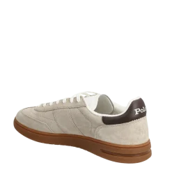 Outlet Polo Ralph Lauren Bedford Sneakers Low Top Lace - Milkshake/Dark Brown