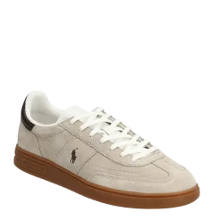 Outlet Polo Ralph Lauren Bedford Sneakers Low Top Lace - Milkshake/Dark Brown