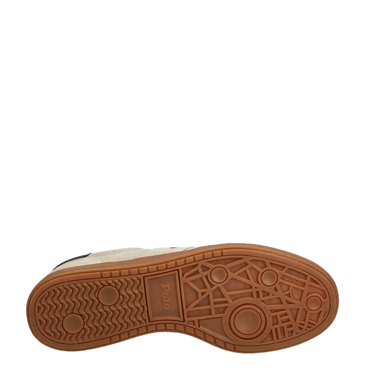 Outlet Polo Ralph Lauren Bedford Sneakers Low Top Lace - Milkshake/Dark Brown