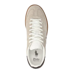 Outlet Polo Ralph Lauren Bedford Sneakers Low Top Lace - Milkshake/Dark Brown