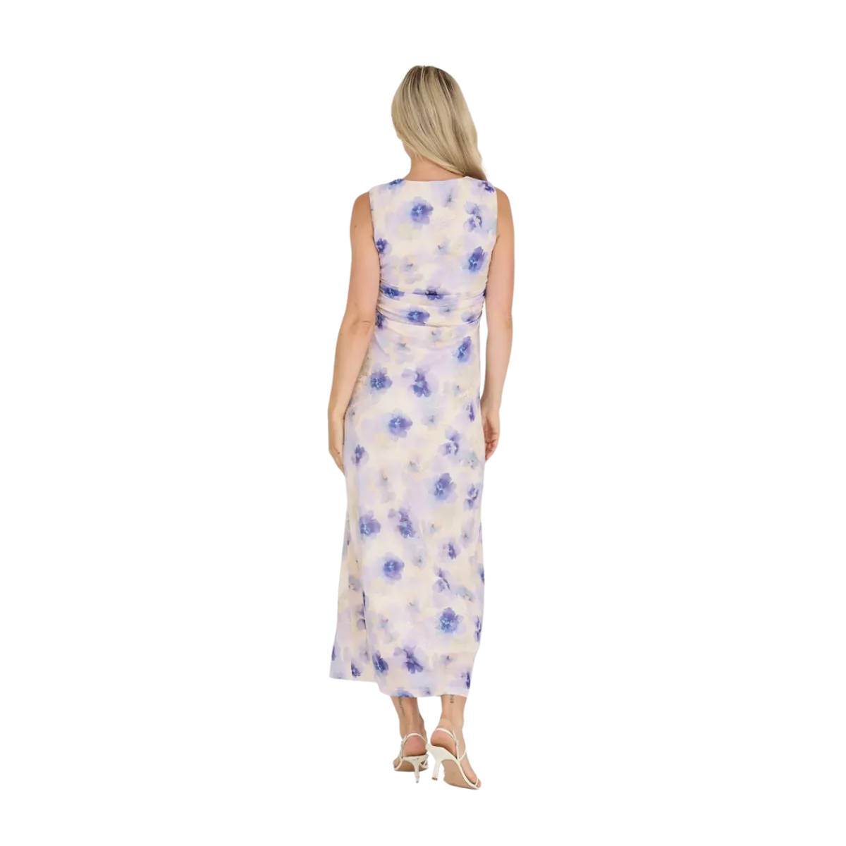 Discount A View Belena Dress - Purple/Yellow