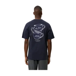Discount Les Deux Ben Artit T-hirt - 460 Dark Navy Bue