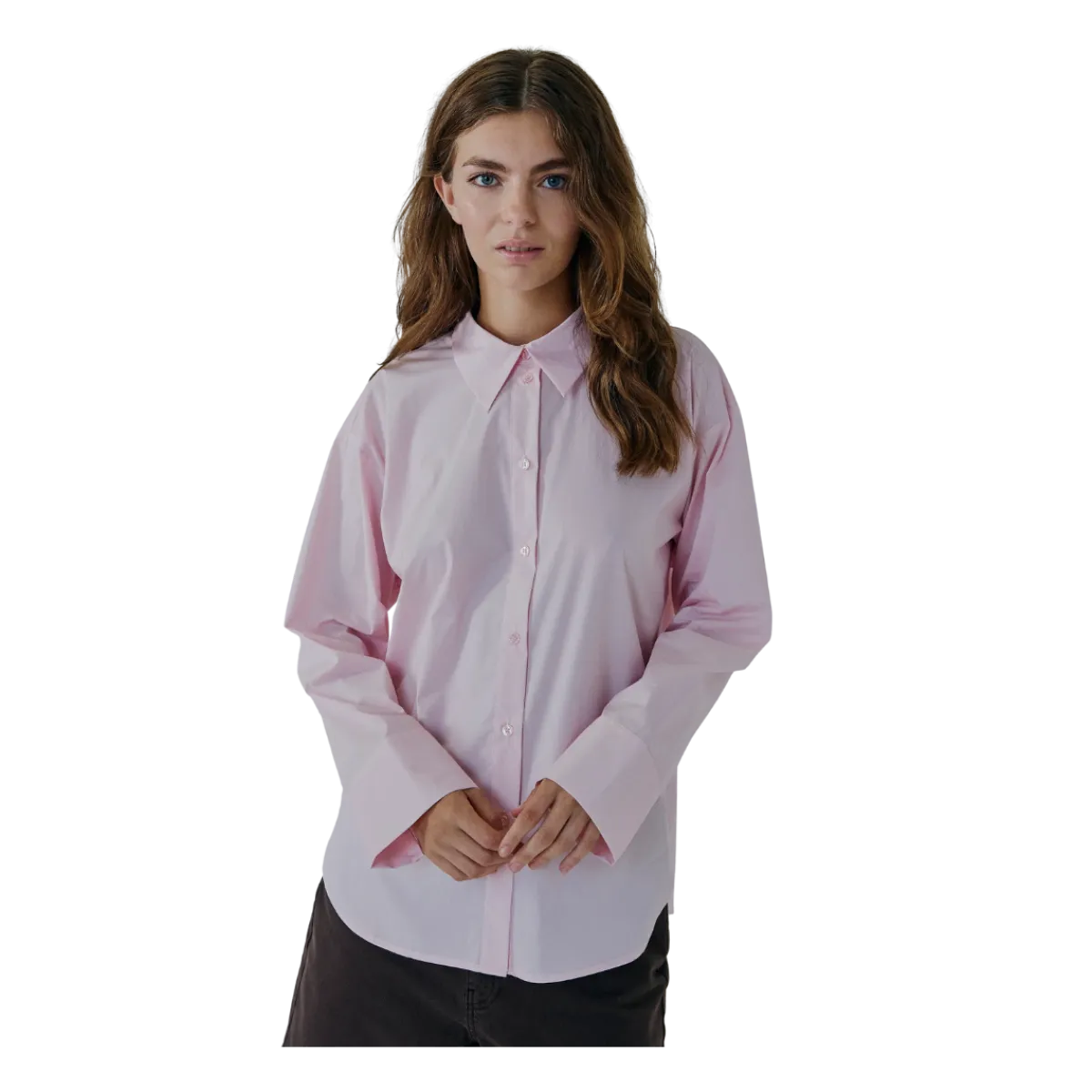 Discount Norr Betty Button Shirt - Light Pink