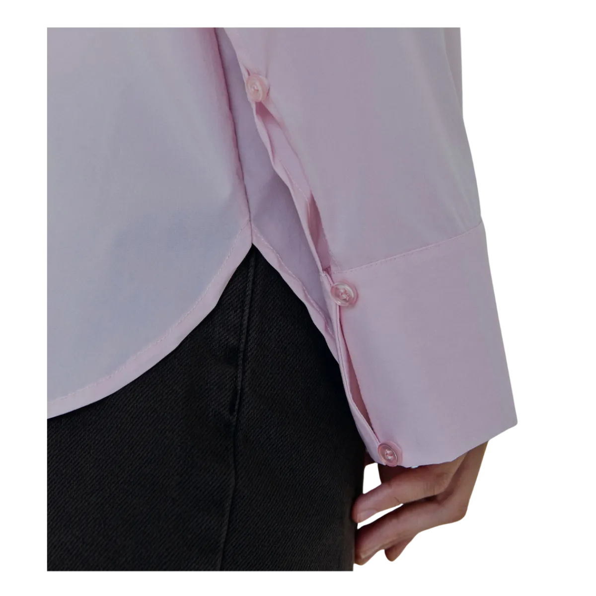 Discount Norr Betty Button Shirt - Light Pink