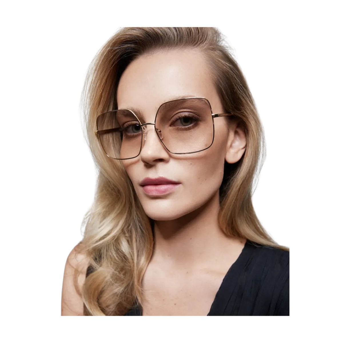 Outlet GLAS Eyewear Billie - Gold Tinted 1.0