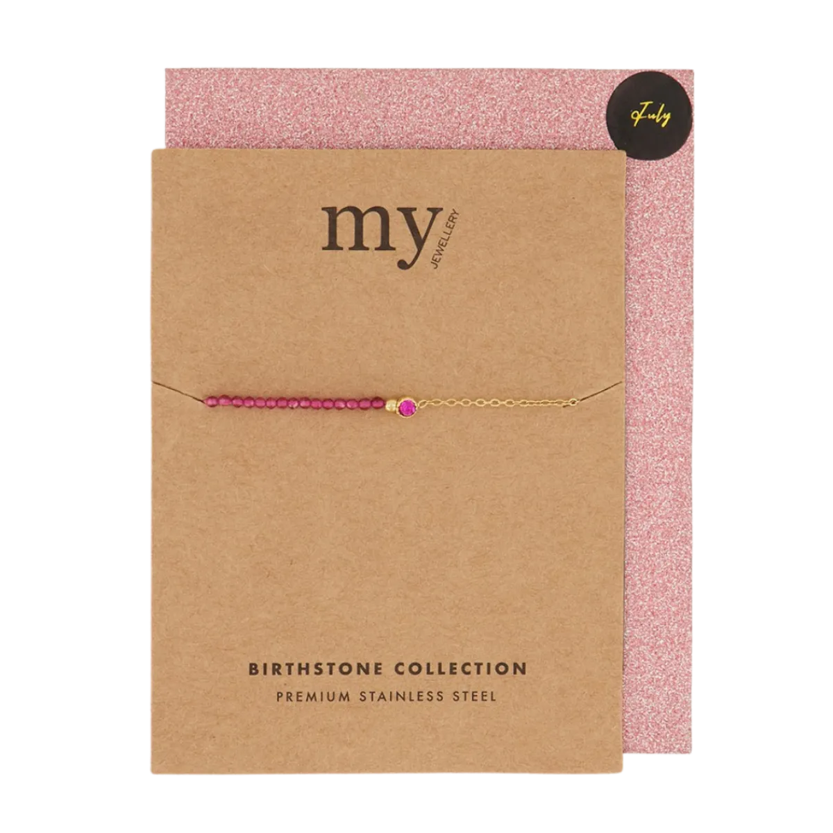 New My Jewellery Birth Bracelet - Gold July
