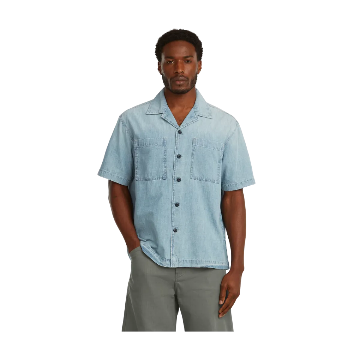 New G-star raw Bowing 2-pkt Reguar hirt - Vintage irage