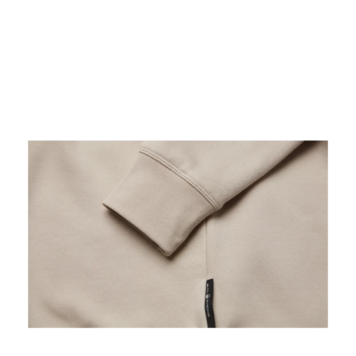 Sale Sail Racing Bowman ogo T-Neck - Ecru