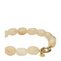 Outlet My Jewellery Bracelet Beads Beige - Gold