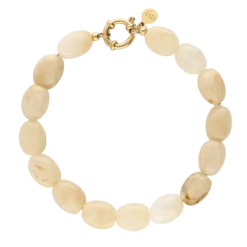Outlet My Jewellery Bracelet Beads Beige - Gold