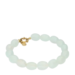 Outlet My Jewellery Bracelet Beads Light Blue - Gold