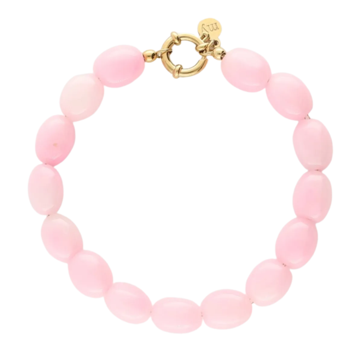Online My Jewellery Bracelet Beads Pink - Gold