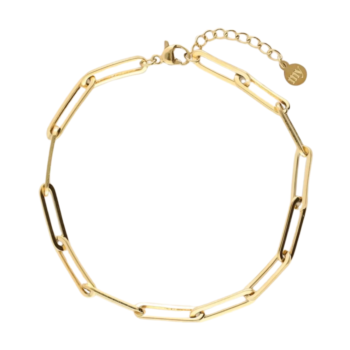 Discount My Jewellery Bracelet Chain Plain - Gold