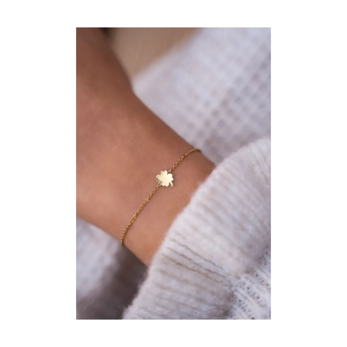 Hot My Jewellery Bracelet Clover - Gold