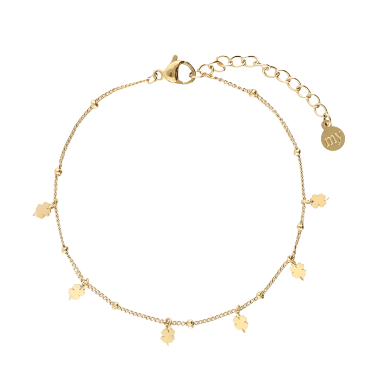 New My Jewellery Bracelet clovers - Gold