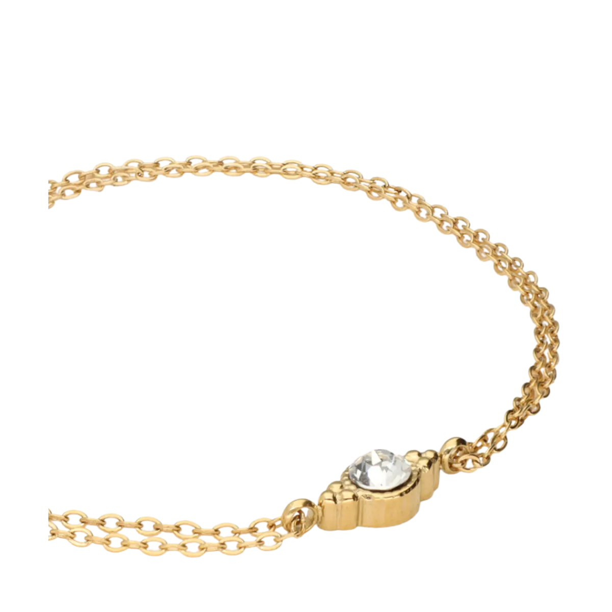Online My Jewellery Bracelet Gifting Chain Strass - Gold