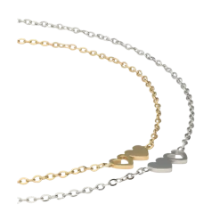 New My Jewellery Bracelet set two hearts - Multicolor