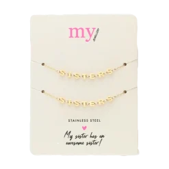 Online My Jewellery Bracelet Sisters - Gold