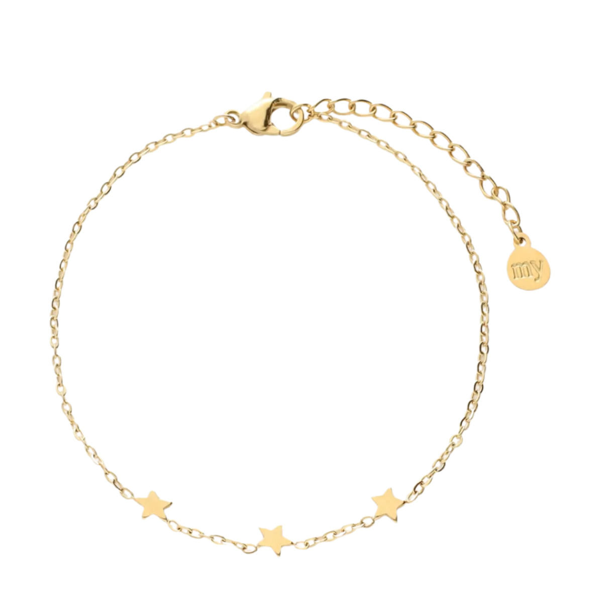 My Jewellery Bracelet Three Stars - Gold