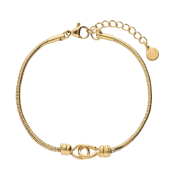 Discount My Jewellery Bracelet Vintage Connected - Gold