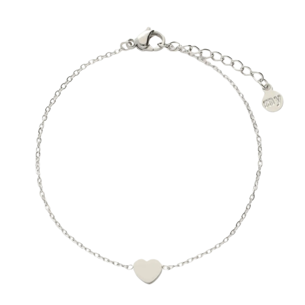 My Jewellery Bracelet With Heart - Silver