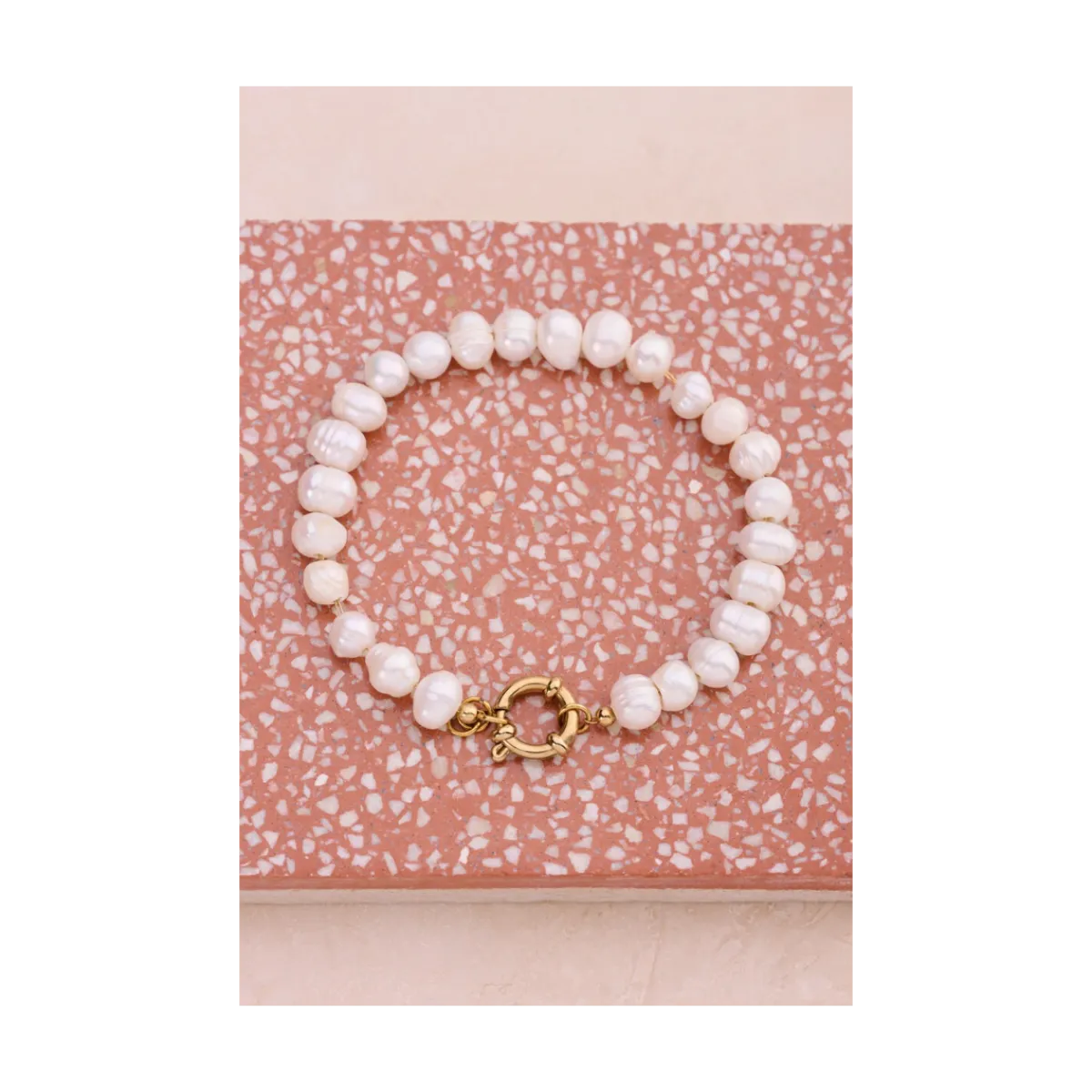 My Jewellery Bracelet with Natural Pearls - Gold