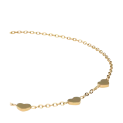 Outlet My Jewellery Bracelet With Three Hearts Graduation - Gold