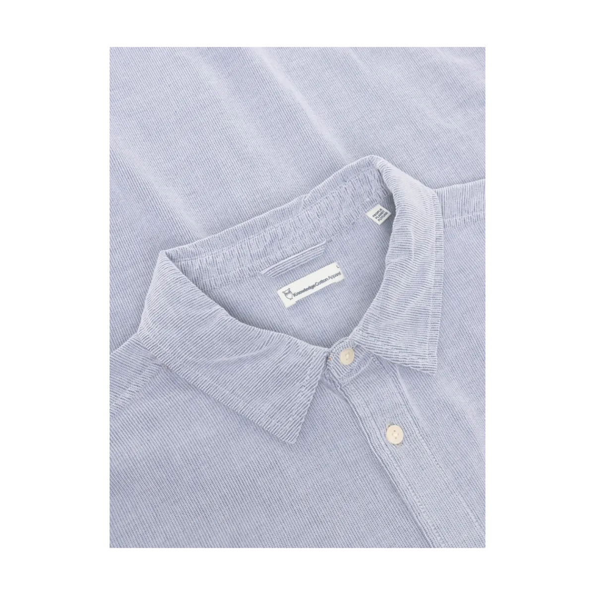 Knowledge Cotton Apparel Breeze Cofort Corduroy hirt - Vintage Indigo