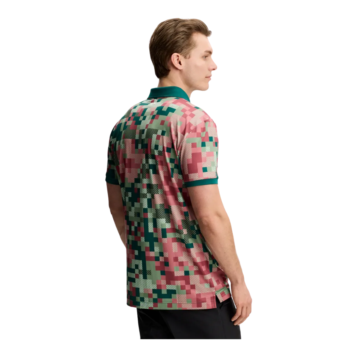 Clearance J.Lindeberg Bridger Tour Print Polo - Tour 26 Multi L