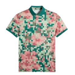 Clearance J.Lindeberg Bridger Tour Print Polo - Tour 26 Multi L