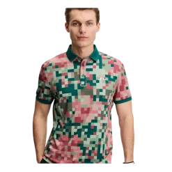 Clearance J.Lindeberg Bridger Tour Print Polo - Tour 26 Multi L